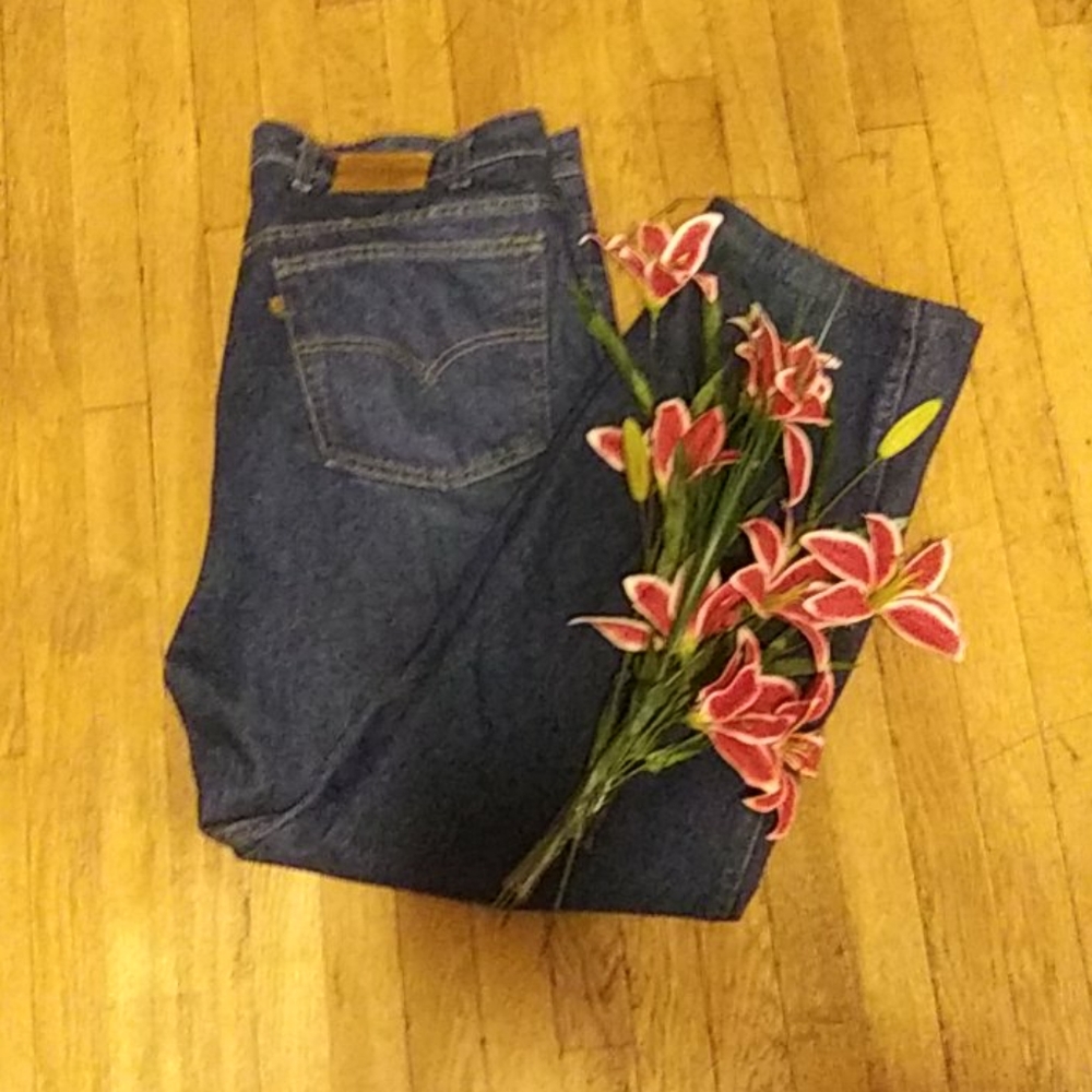 Vintage Levi's two horse patch jeans 44X34 USA made - Picture 2 of 12